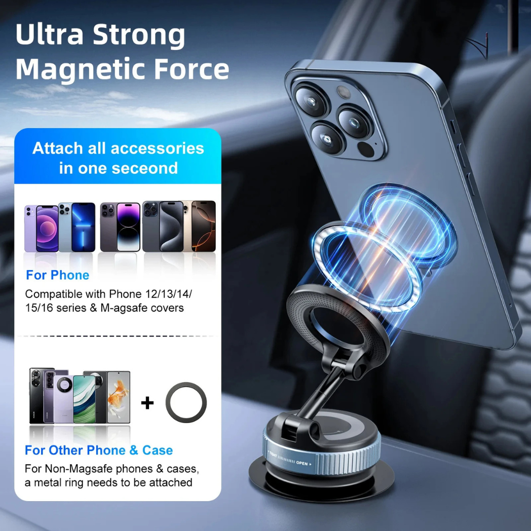 Car Phone Magnetic Stand Rotate 360°