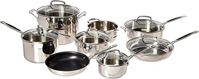 Cuisinart - Chef's Classic Stainless Steel 14 Piece Cookware Set