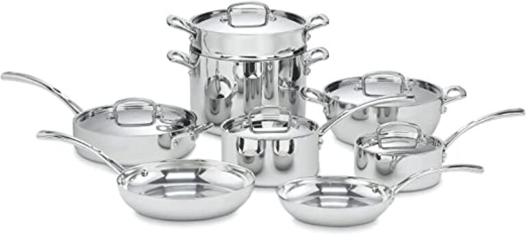 Cuisinart - French Classic Tri-Ply Stainless Steel 13 Piece Cookware Set
