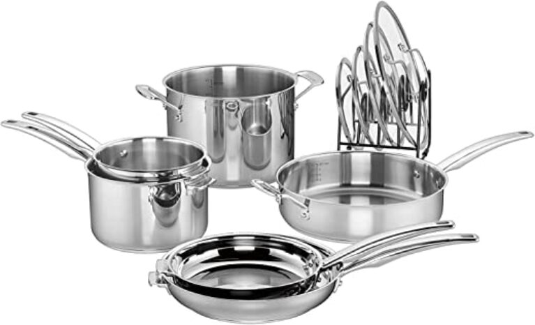Cuisinart - Smartnest Stainless Steel 11 piece Cookware Set