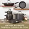 Anolon – Advanced Hard-Anodized Nonstick 11 Piece Cookware Set