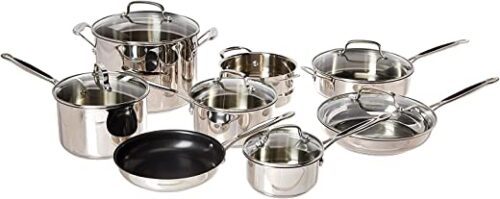 Cuisinart – Chef’s Classic Stainless Steel 14 Piece Cookware Set