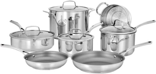 Cuisinart – Forever Stainless Steel 11 Piece Cookware Set